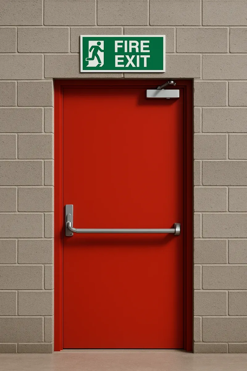 fire exits - professional steel doors available in altrincham from UK manufacturers